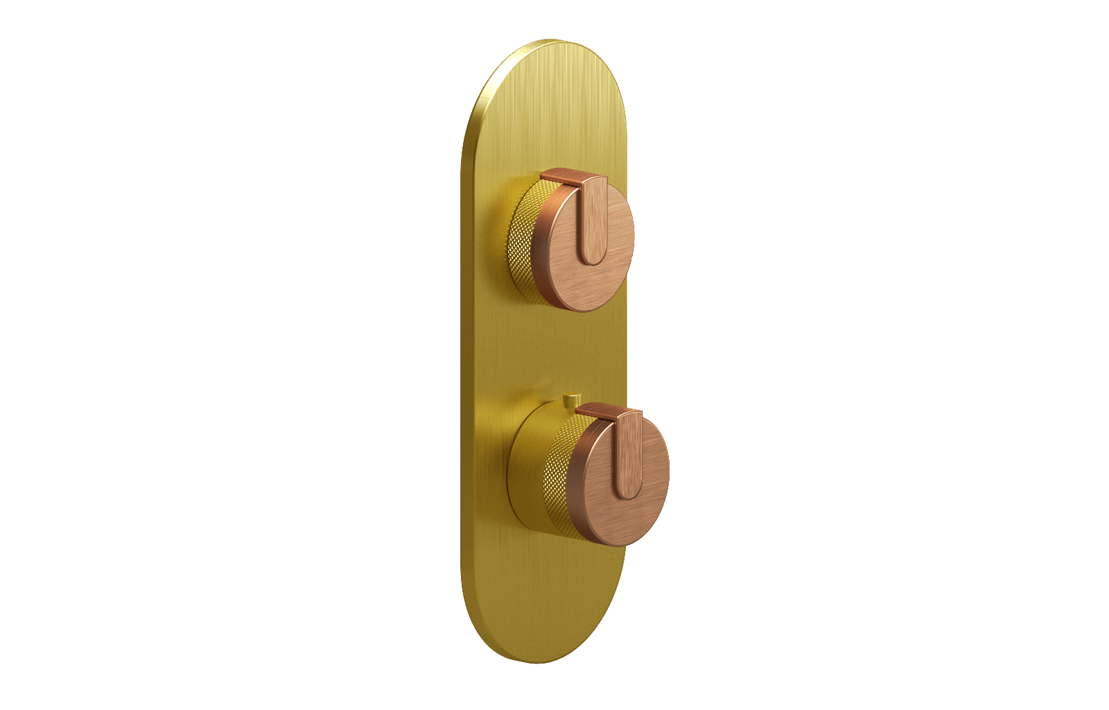 E-8026-R1BRGE0-L1BRG-BB-T Планка M-Series с 2 ручками - Внешняя часть GRAFF MOD+