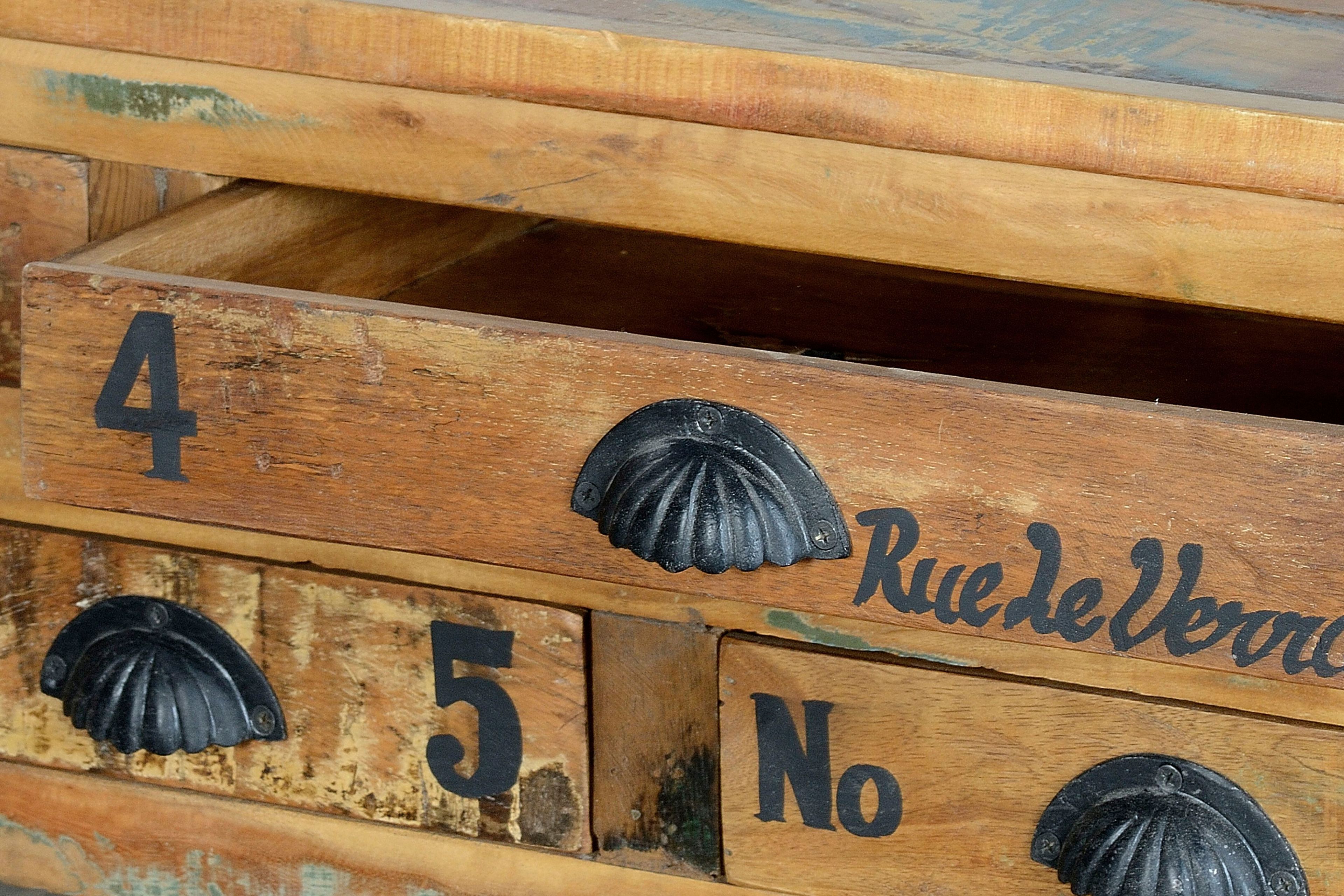 Деревянный прямоугольный журнальный столик с колесами Giner y Colomer Verrier ARCH-00130214 - Вид №6