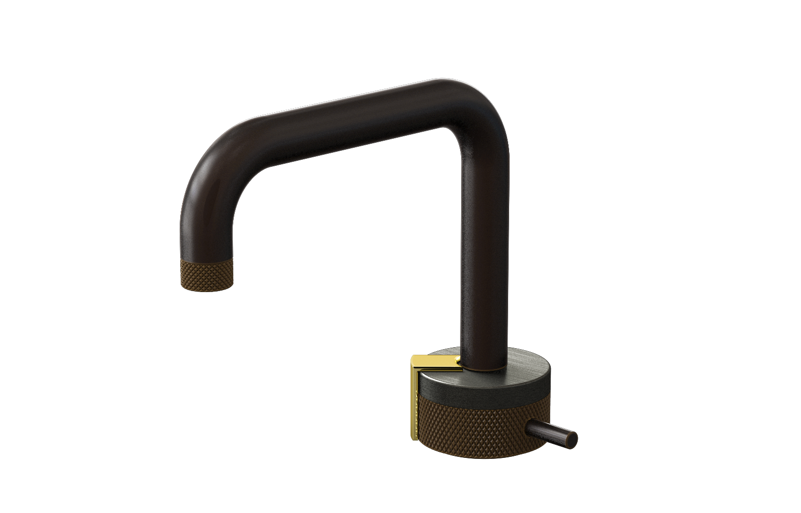 E-11500-R1BOX-L2PB-OB Однорычажный прогрессивный смеситель для раковины - излив 15,3см GRAFF MOD+