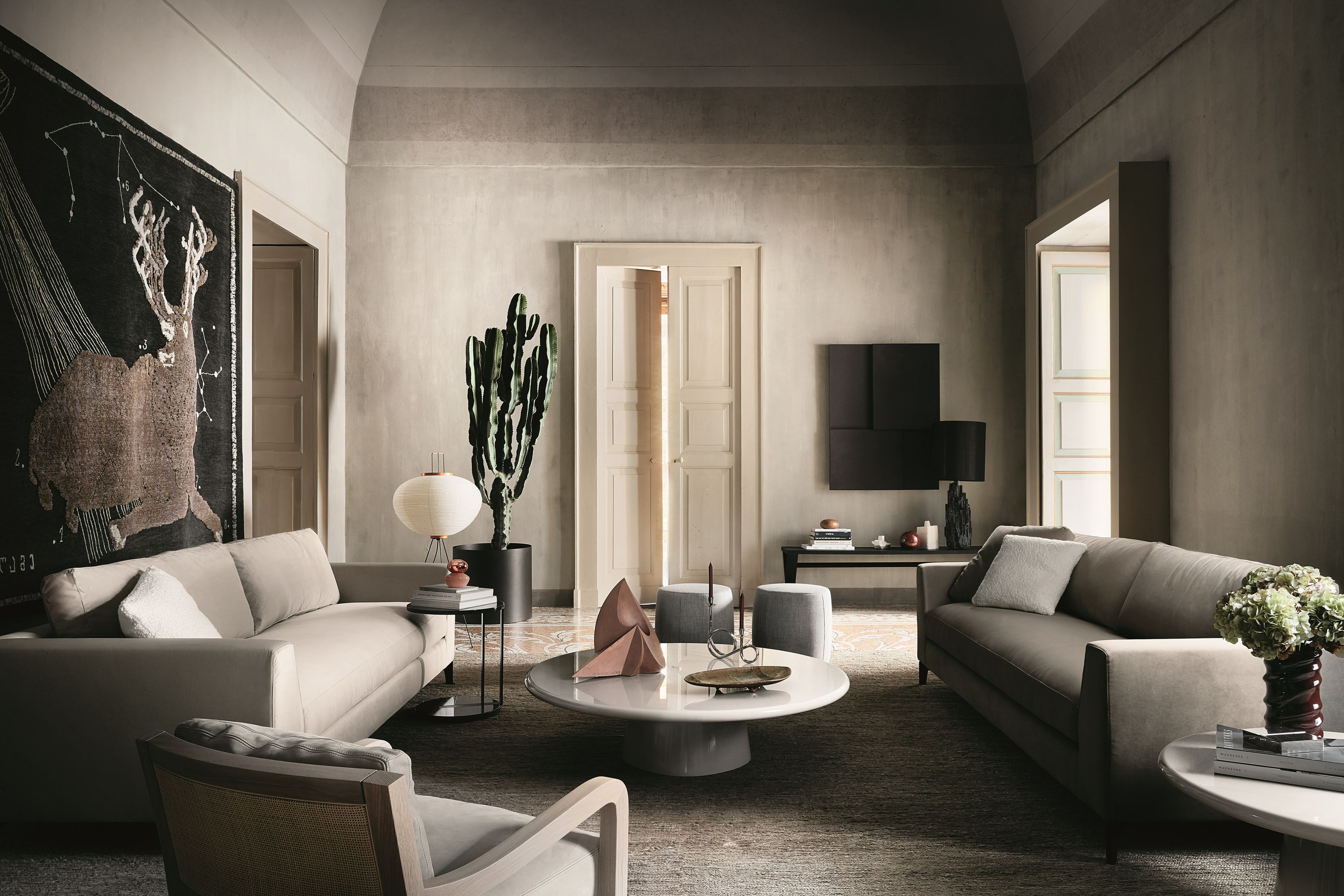 Съемный диван из ткани Meridiani Louis Up ARCH-00021561