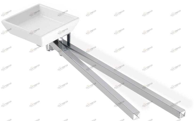 Stilhaus Мыльница / полотенцедержатель из хромированной латуни Urania U 18 Stil Haus