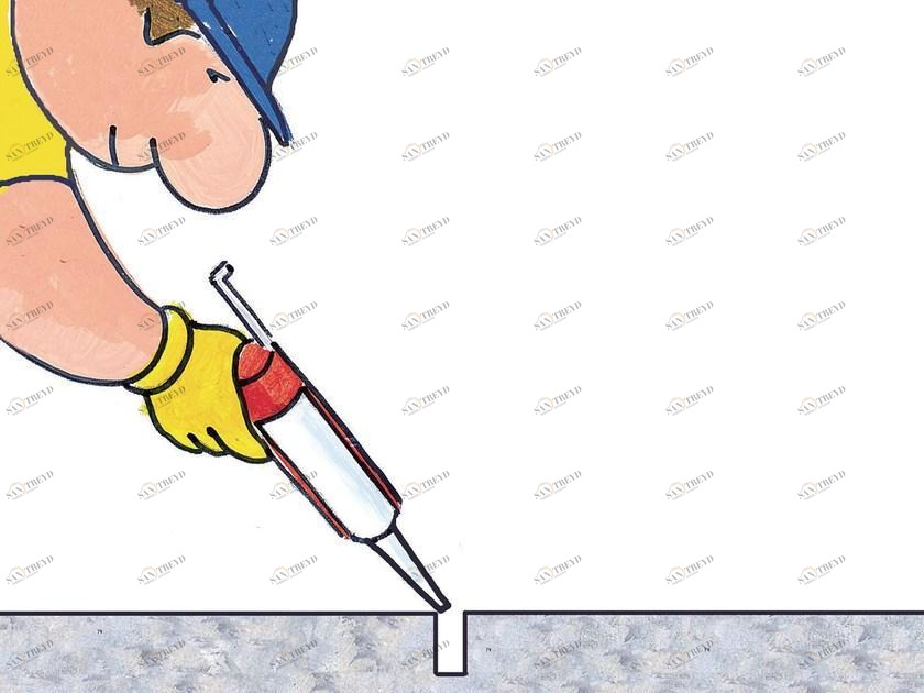 Azichem Химически стойкий эластомерный герметик для полов Proseal sun-id-1475629