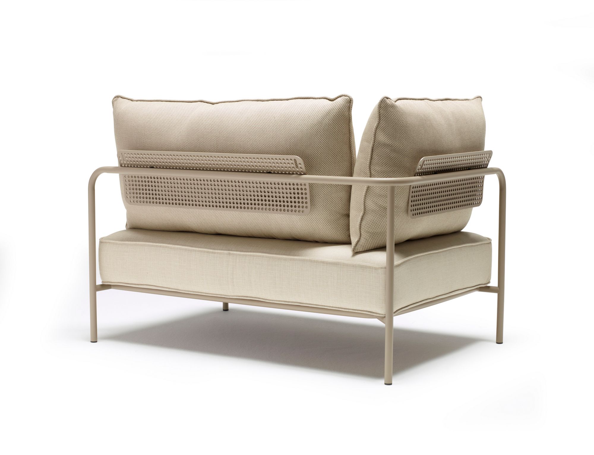 Стальной и тканый угловой садовый стул S-CAB лоскут ARCH-00022261 - Вид №3