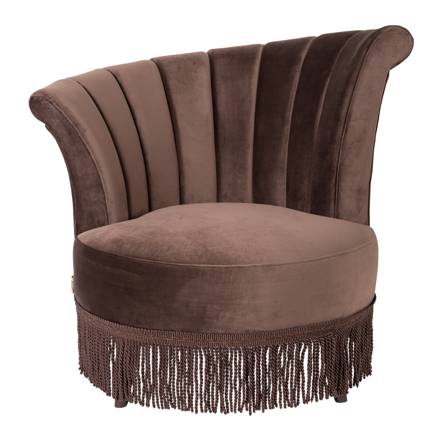 Кресло Flair темно-коричневое Dutchbone 3100055 - Вид №1