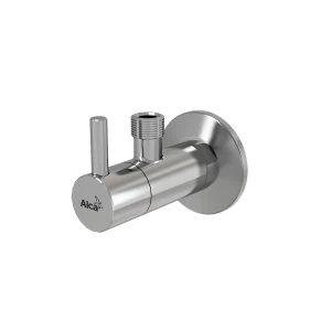 Угловой вентиль с фильтром 1/2"×3/8", круглый