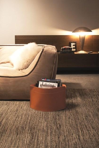 LIMAC design FIRESTYLE Полка для журналов из регенерированной кожи  Prgy44cc  - Вид №2