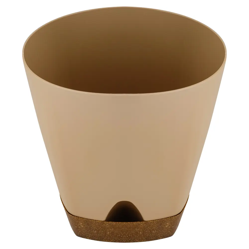 Горшок для цветов INGREEN Wood 2.5 л коричневый 89416379 STLM-1576011 - Вид №1