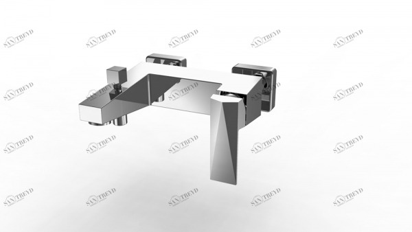 Смеситель для ванны короткий излив ICEBERG F676110C-01 bravat