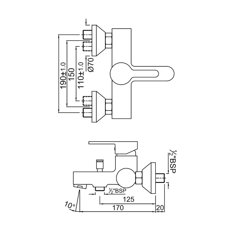 FUS-CHR-29119 Смеситель Jaquar Fusion Santreyd - Вид №1
