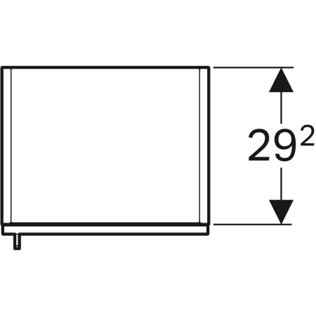 840002000 Высокий шкафчик Geberit iCon с одной дверью Geberit  - Вид №2