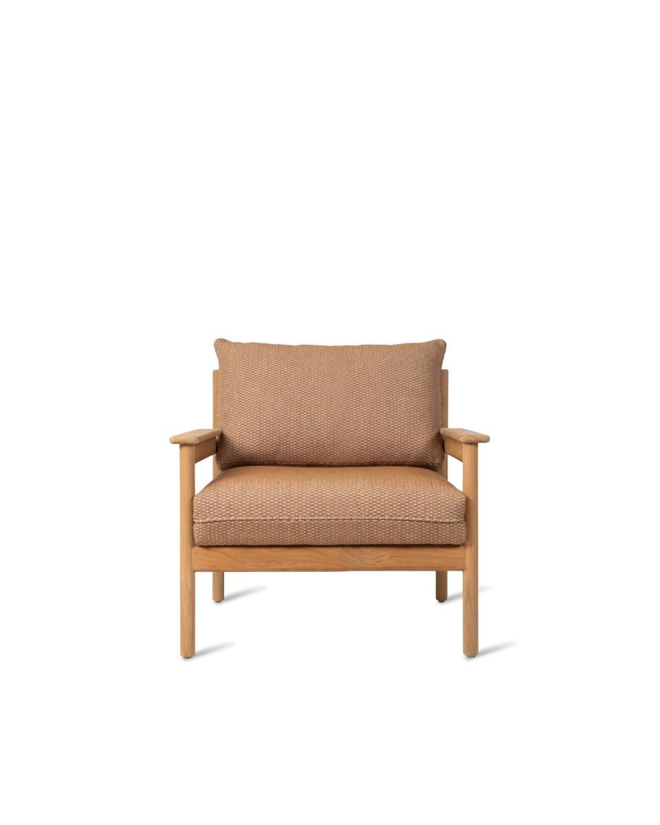 Садовое кресло из ткани и ТИКа с подлокотниками Vincent sheppard Oda ARCH-00113496 - Вид №7