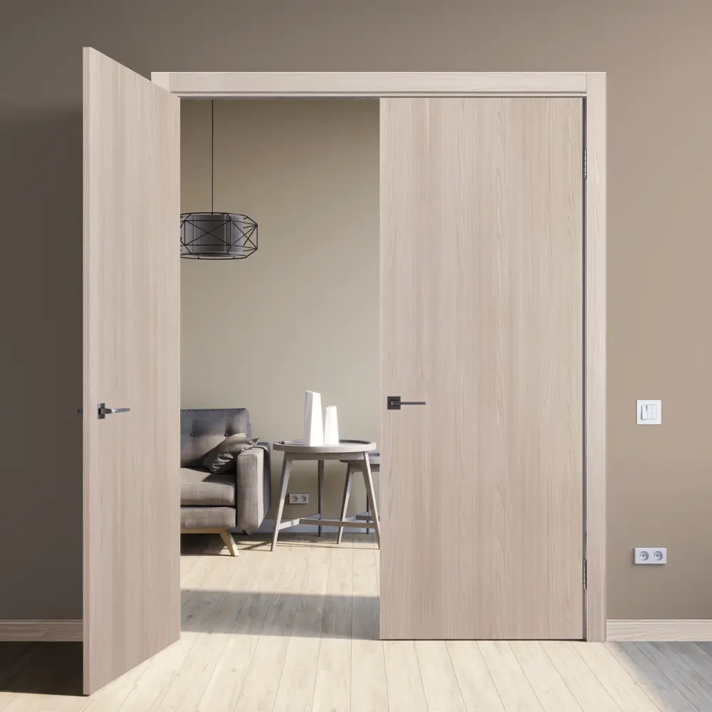 Дверь межкомнатная глухая Мирра 60x200 см Hardflex цвет ясень бора с замком и петлями 85546819 STLM-2182968 МАРИО РИОЛИ  - Вид №7