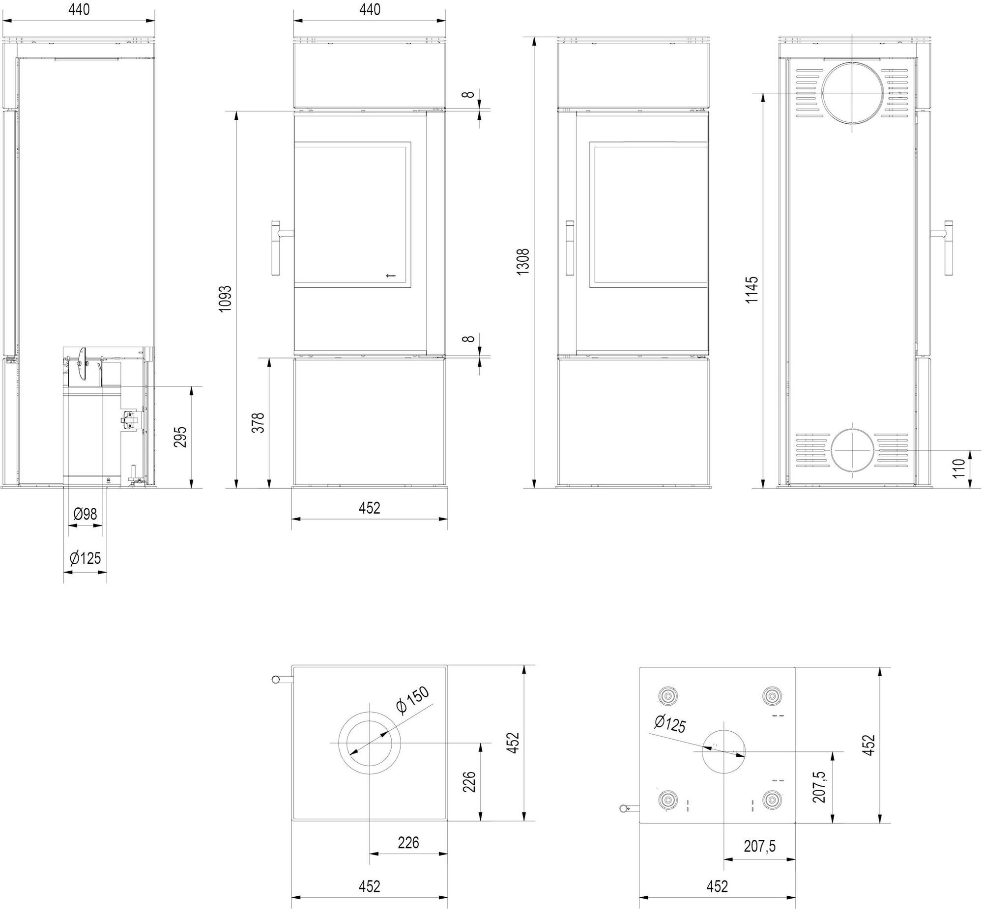 Kratki Дровяная печь из стали sun-id-1361678 - Вид №7