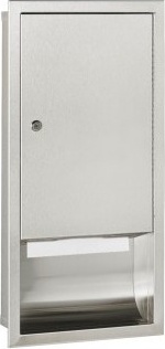 DTE0040CS Встраиваемый диспенсер для бумажных полотенец mediclinics 