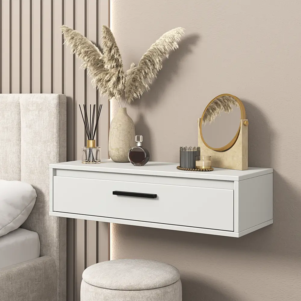 Консоль Лион 80x20x30 см ЛДСП цвет белый Santreyd STLM-2029594