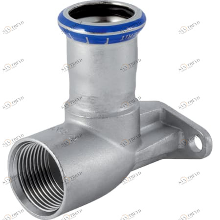 GEBERIT 33425 Водорозетка Geberit Mapress из нержавеющей стали 90°, с уступом 