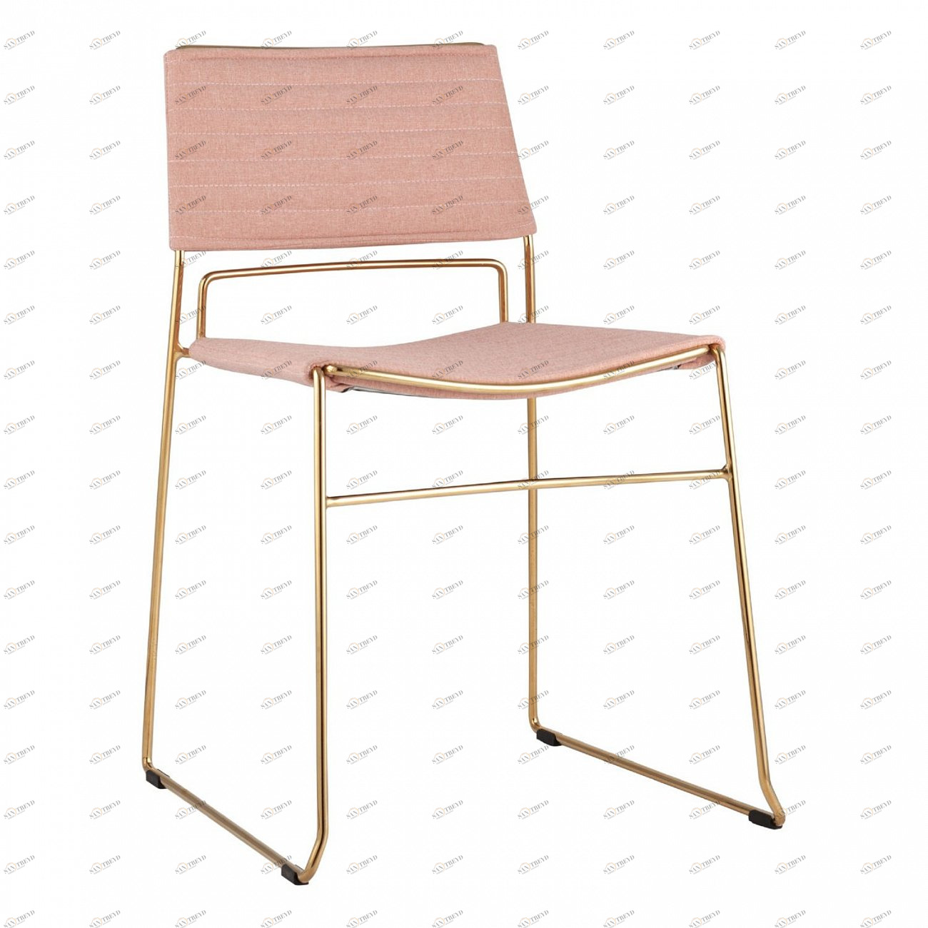 Стул со спинкой розовый "Дэйзи" STOOL GROUP  00-3881855 Розовый 