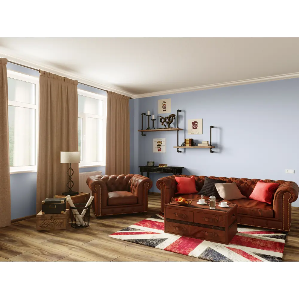 Краска для стен и потолков Trend Farbe цвет Каменно-серый 2.5 л 81970768 STLM-2039112 Dufa  - Вид №4