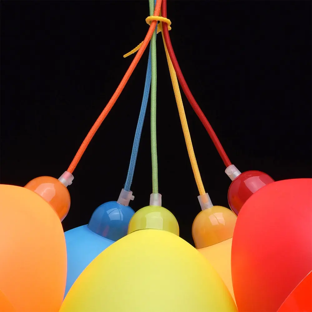 Люстра подвесная Улыбка 5xE27x60 Вт, металл/пластик, цвет хром/мультиколор MW-Light STLM-2207325 - Вид №9