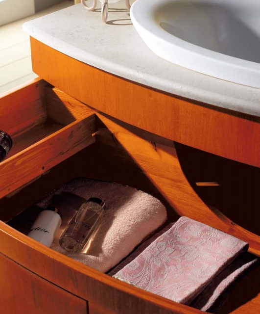 8082 Tifernoit Полированная композиция для ванной комнаты вишневого цвета Bagno  - Вид №2