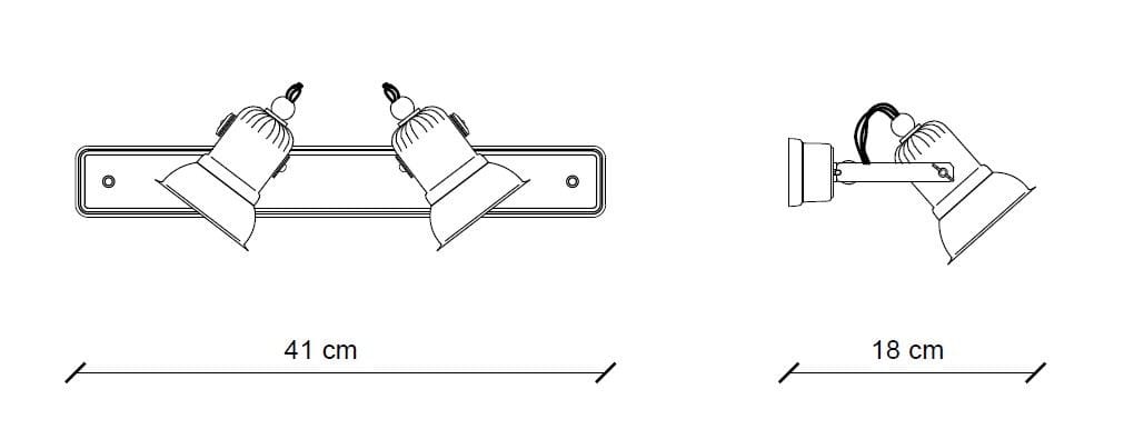 Керамический прямоугольный многостенный прожектор FERROLUCE ARCH-00065058 - Вид №4