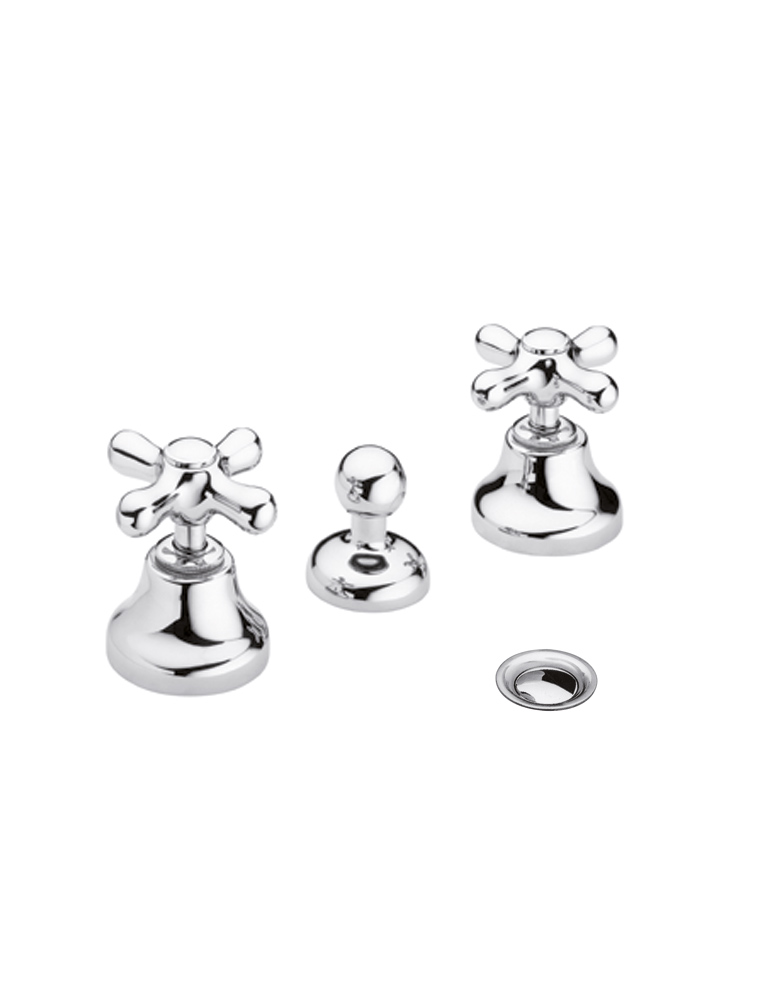 0307/C Bellosta Rubinetterie РАЗДАЧА БАТАРЕИ ТРИ ОТВЕРСТИЯ НА БОРТУ ROMINA