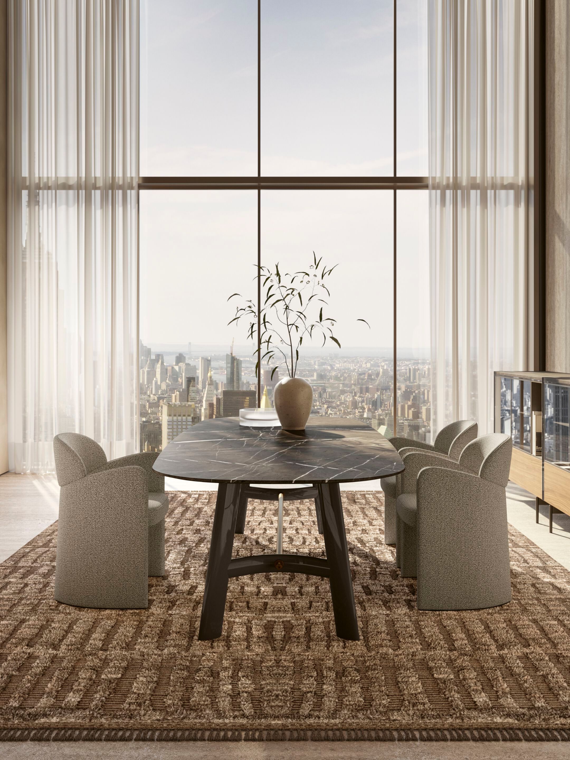 Обеденный стол с ножками мольберта Lema AUGUST ARCH-00044048 - Вид №9