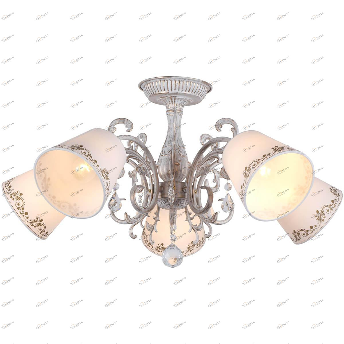 Потолочная люстра Omnilux Priatu OML-53707-05 OMNILUX PRIATU 184131 Белый 