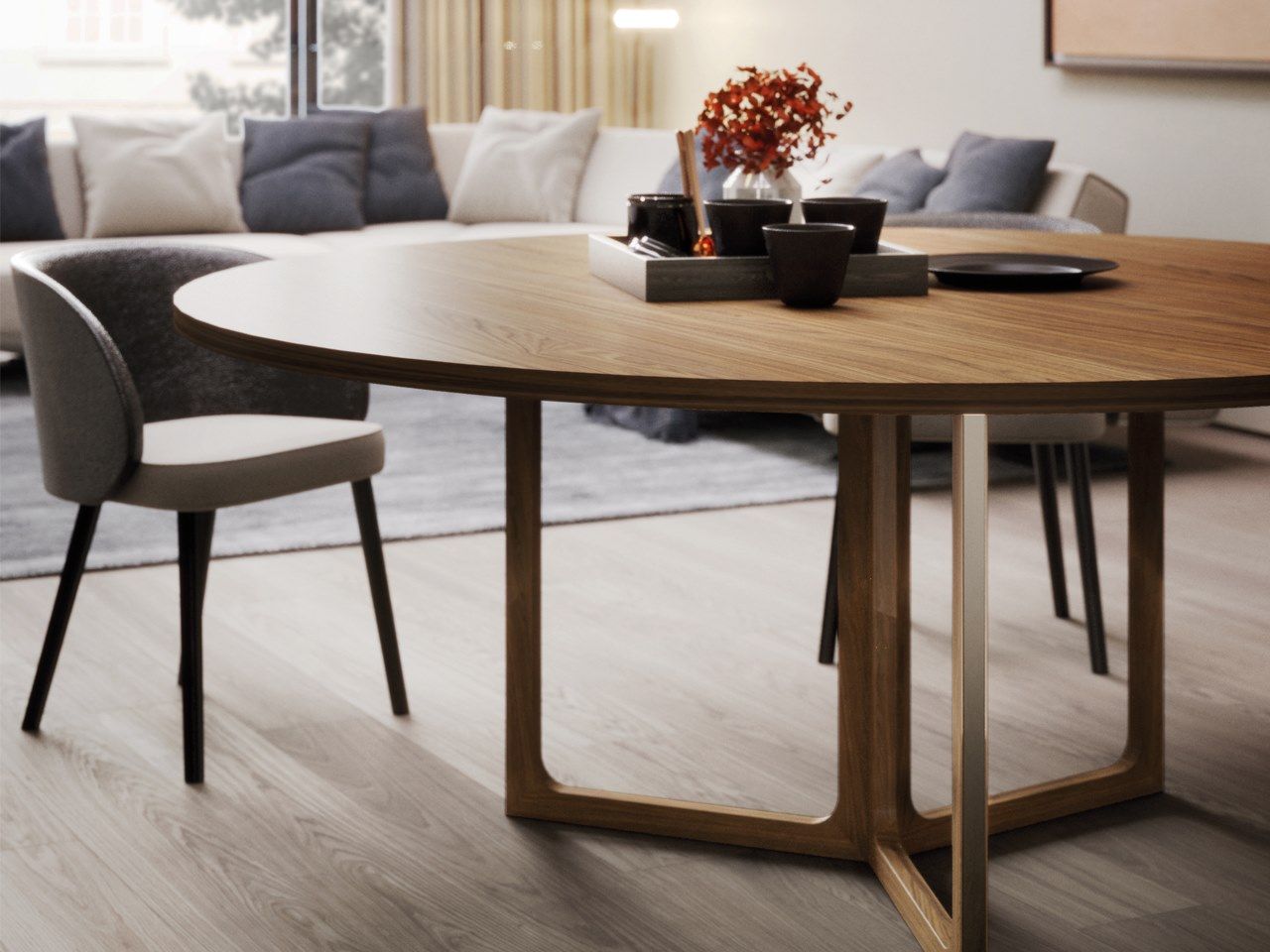 Тканевый мягкий стул с деревянной основой ITLAS Metropolitan Frames ARCH-00123167 - Вид №1