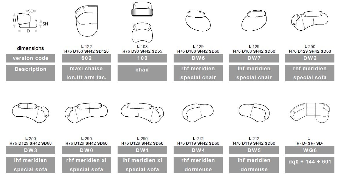Модульный тканевый диван Calia Italia Superior ARCH-00127516 - Вид №12