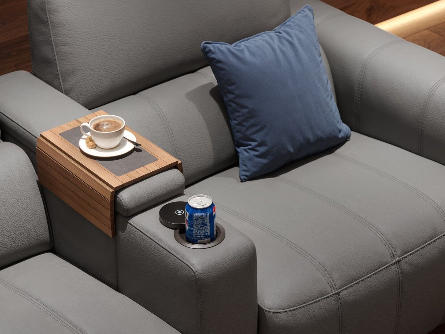 3-местный кожаный диван Sofanella Малибу ARCH-00074247 - Вид №4