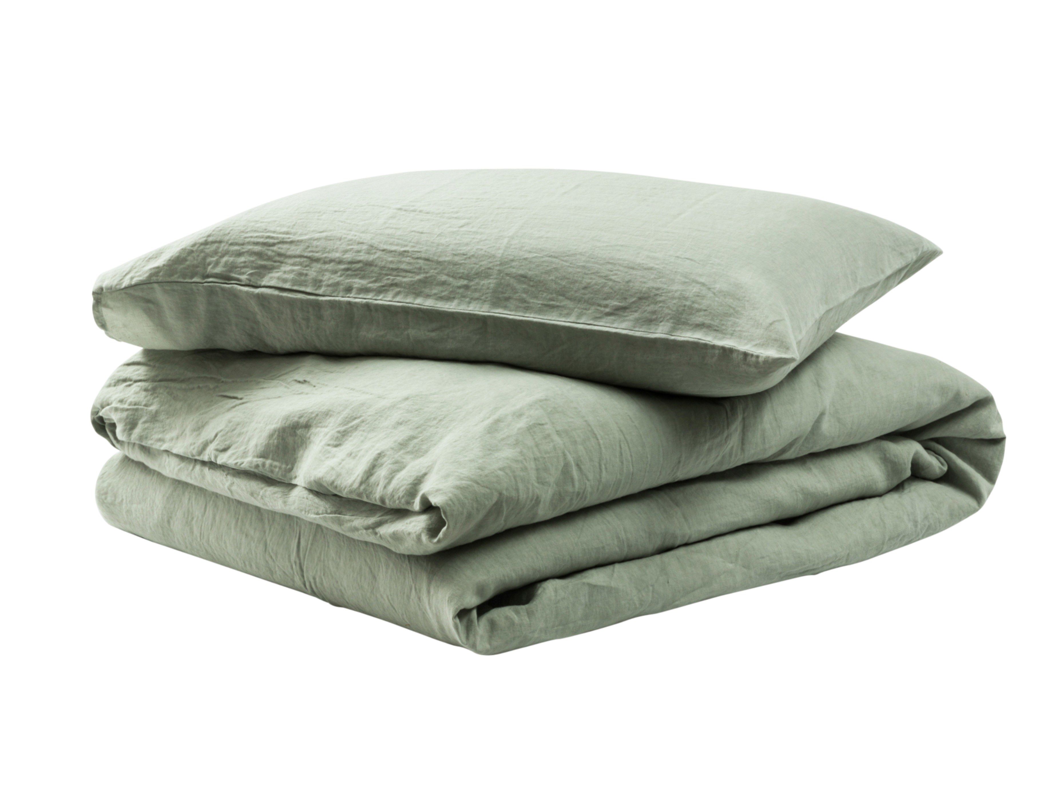 Комбинированная однотонная кровать из льна Lanerossi LIPARI ARCH-00036447