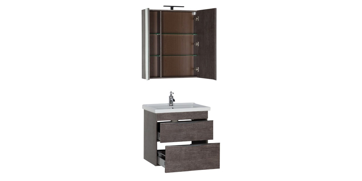 Комплект мебели Aquanet Эвора 70 дуб антик 00183167 - Вид №3