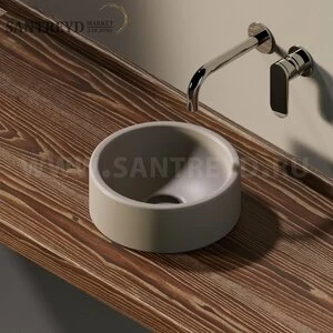 50592221019 Накладная раковина на столешницу  круглая Ceramica Flaminia Twin