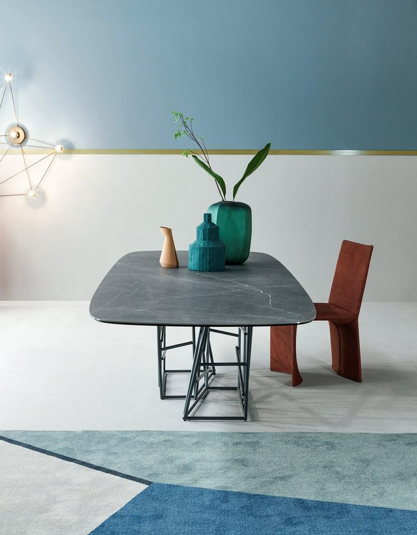 Bonaldo Прямоугольный мраморный стол sun-id-1484125 - Вид №1