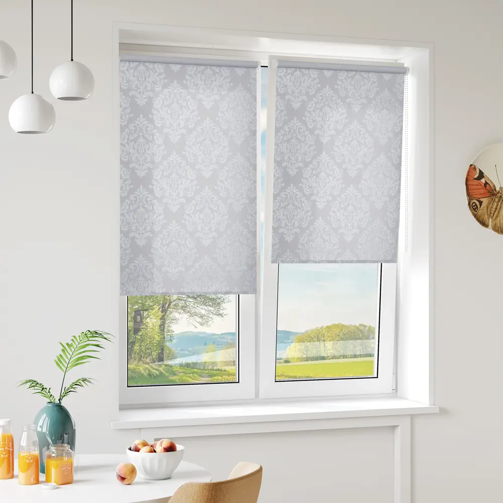 Штора рулонная Монца 50x160 см серая MIAMOZA STLM-2115294 - Вид №2