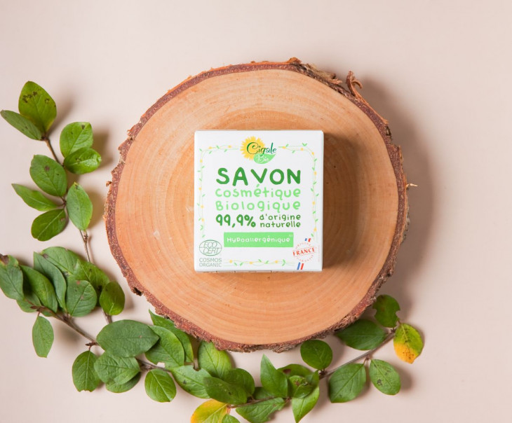 7210 CIGALE BIO Мыло твердое гипоаллергенное Вкусляндия 