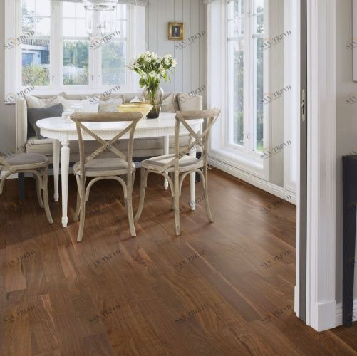 Паркетная доска Boen Орех американский Анданте NUGL3PTD