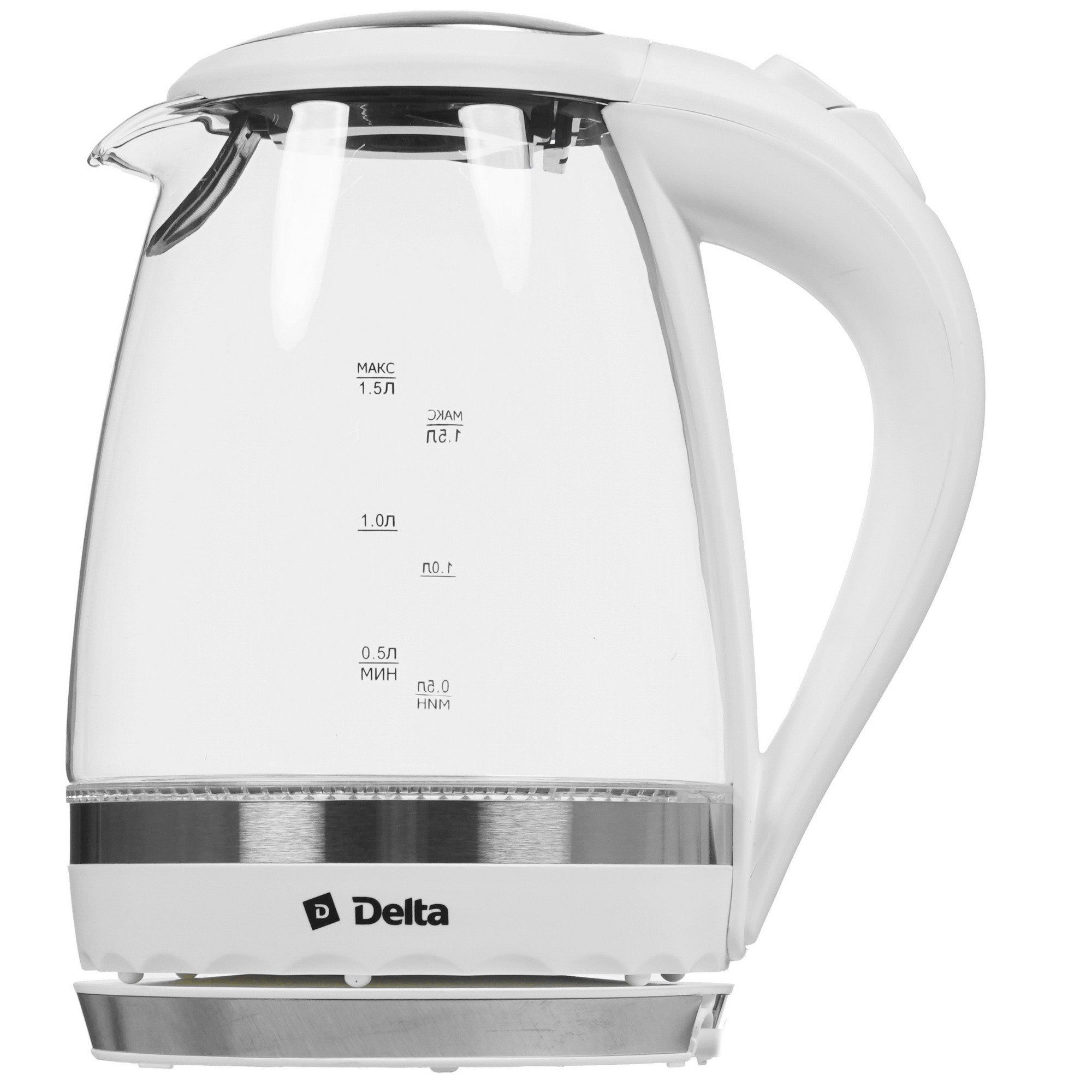 7999755 Электрочайник Delta DL-1202 белый STDN-0004126 - Вид №1