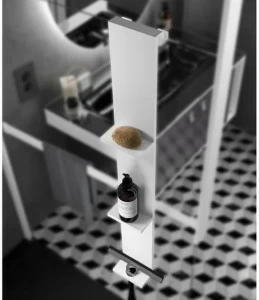 NOVELLINI Душевые полки с крючком для полотенец Frame