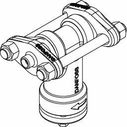 Danfoss FA — сетчатый фильтр с фланцевым присоединением FA 15 Фильтр 006-0053  - Вид №7