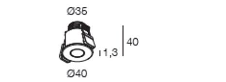 Круглый утопленный прожектор DGA ARCH-00091247 - Вид №2