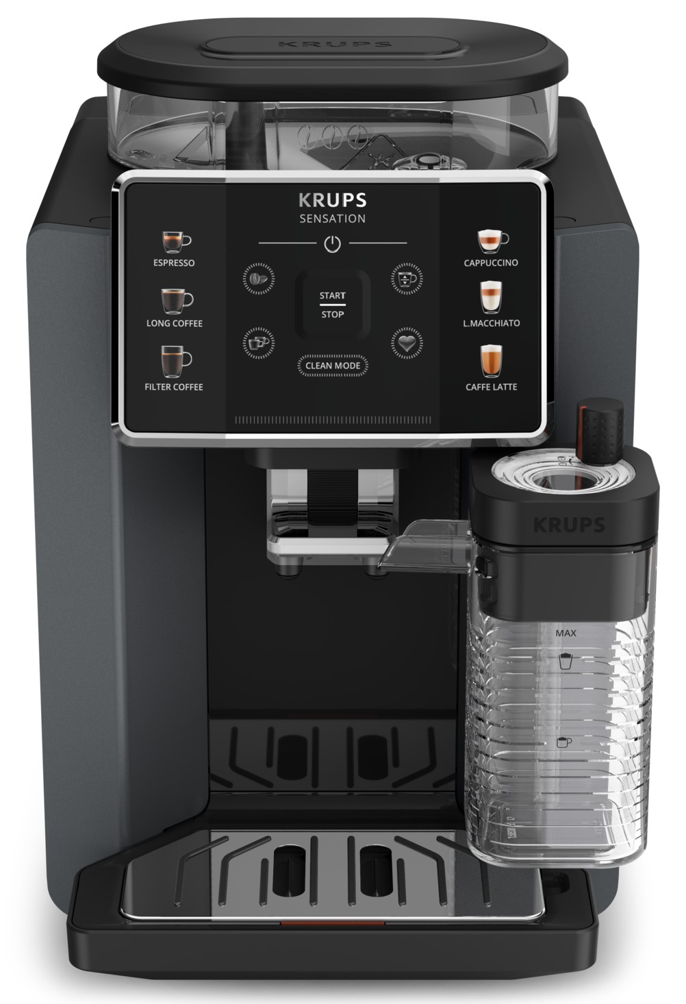 5628307 Кофемашина автоматическая KRUPS Sensation Milk EA912B10 черный STDN-0088132 - Вид №1