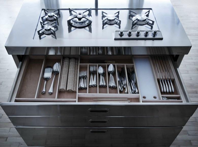 ALPES-INOX Остров с плитой, ванной и кладовкой Liberi in cucina sun-id-1463438 - Вид №3