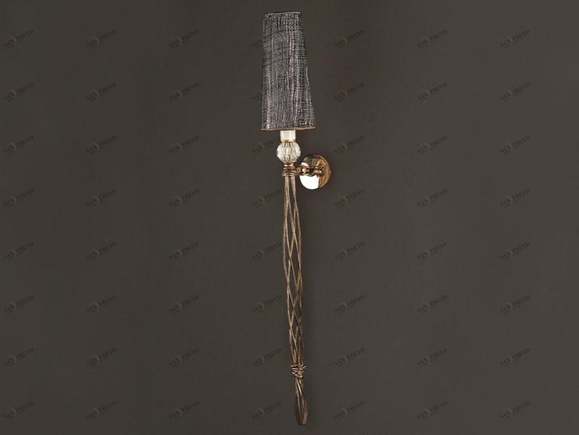 OFFICINACIANI Бра из железа непрямого света с кристаллами  Hl1052wa-1 