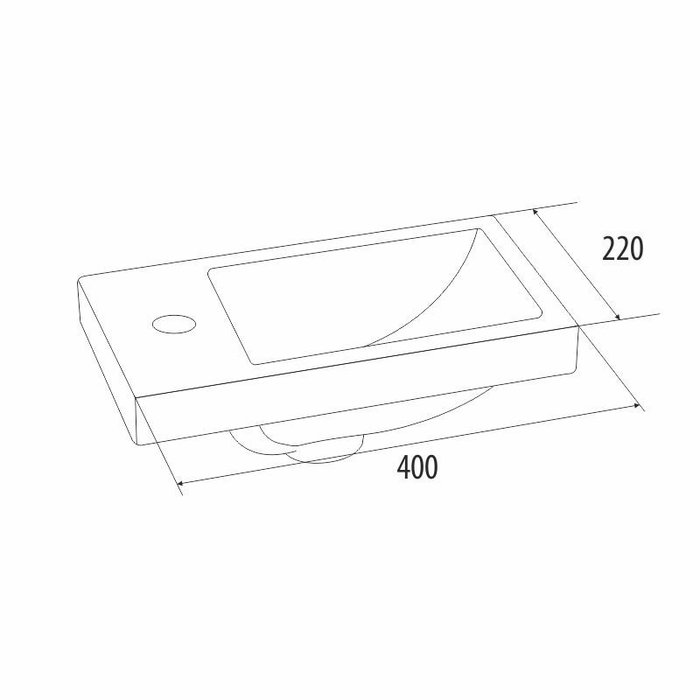 AMU40W1M95K Milardo Amur Тумба Amur 40 см Россия - Вид №1