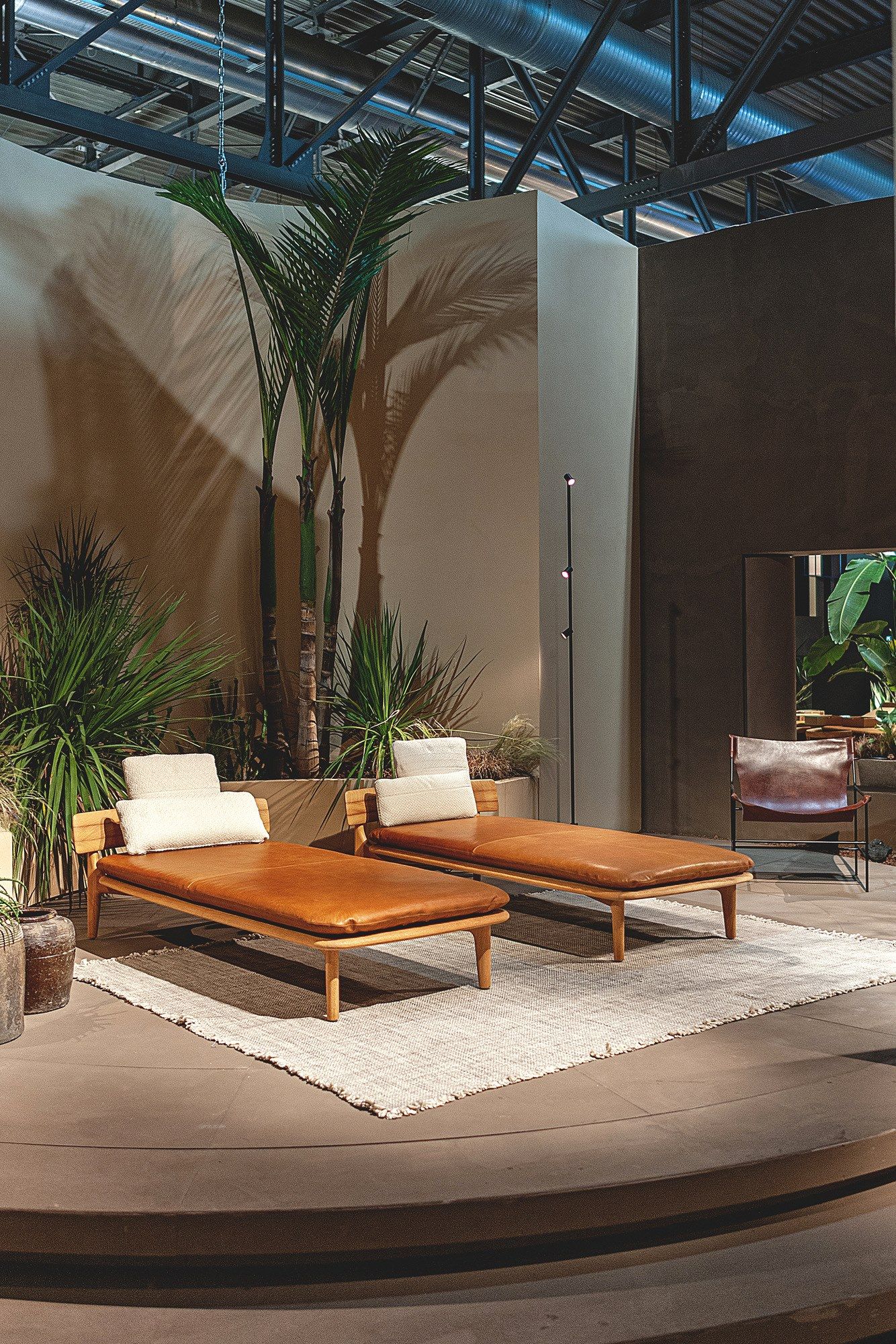 Садовый сон из ироко и ткани Baxter Himba Outdoor ARCH-00109557 - Вид №3