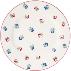 Тарелка Viola white 20,5 см