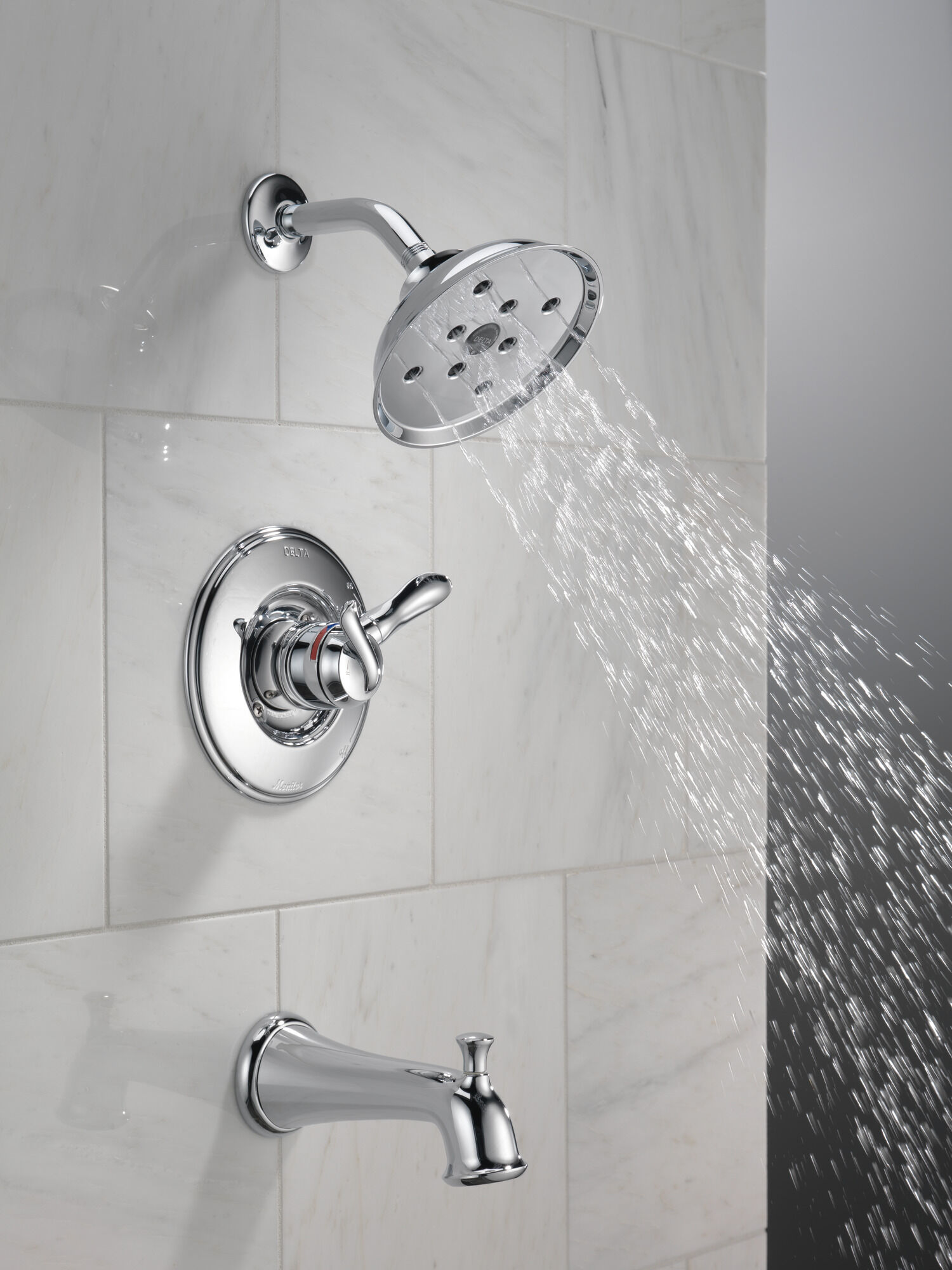 T17494-RB Monitor® 17 Series H2Okinetic® для ванны и душа Delta Faucet Linden Венецианская бронза  - Вид №1