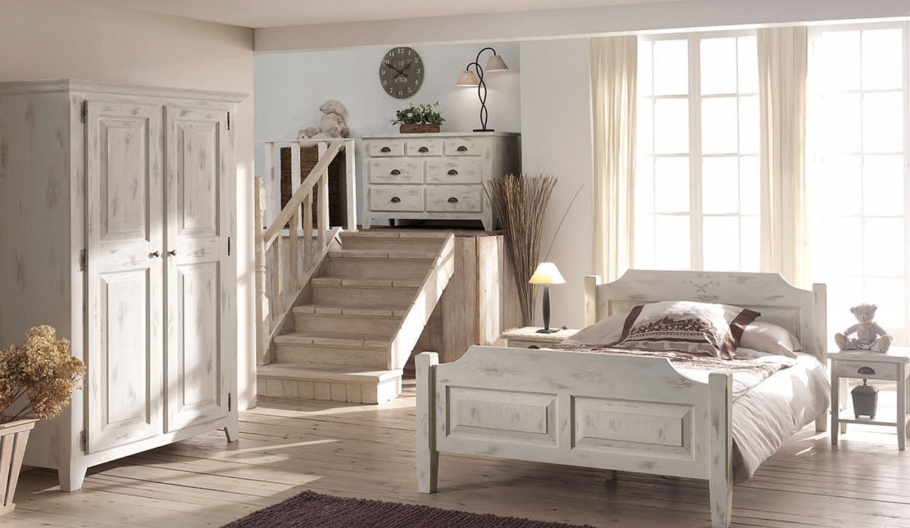 Комод узкий белый с 5 ящиками состаренный 5 Solea VAVI КОМОД SOLEA 132581 Белый  - Вид №1